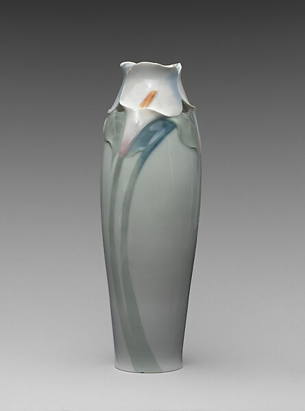 Vase, Designed by Nils Emil Lundström (1865–1960), Hard-paste porcelain, Swedish, Lidköping 