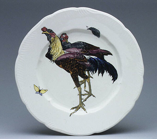 Plate, Félix Bracquemond (French, Paris 1833–1914 Sèvres), Creamware, French, Paris 