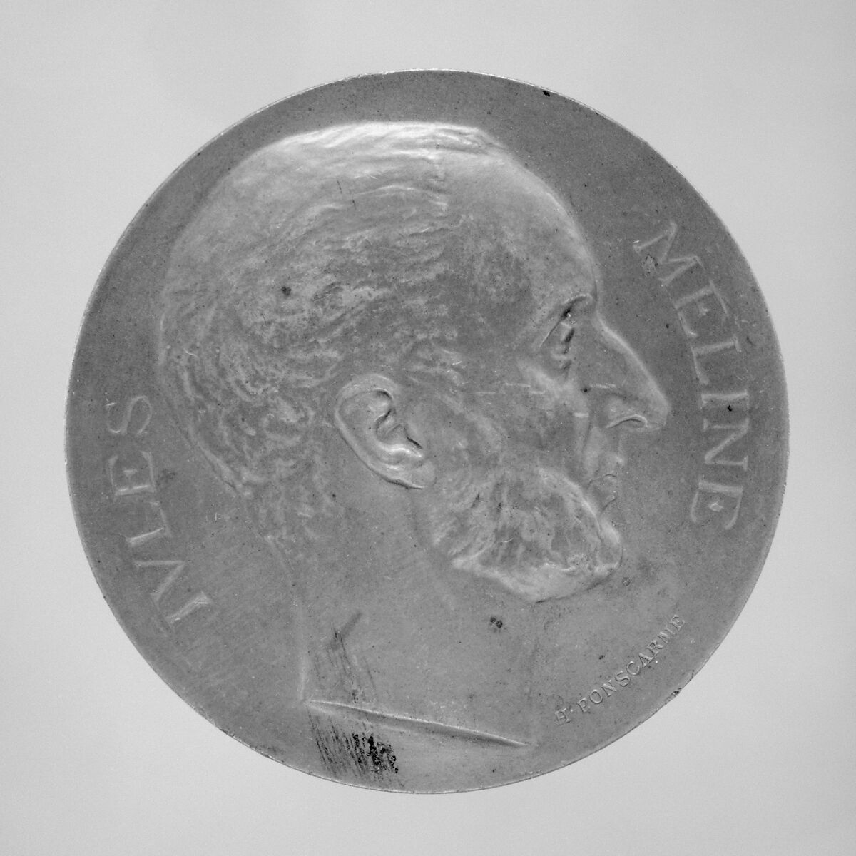 Jules Méline, Medalist: François-Joseph-Hubert Ponscarme (French, Belmont-les-Monthureaux, Vosges 1827–1903 Malakoff, Hauts-de-Seine), Bronze, French 