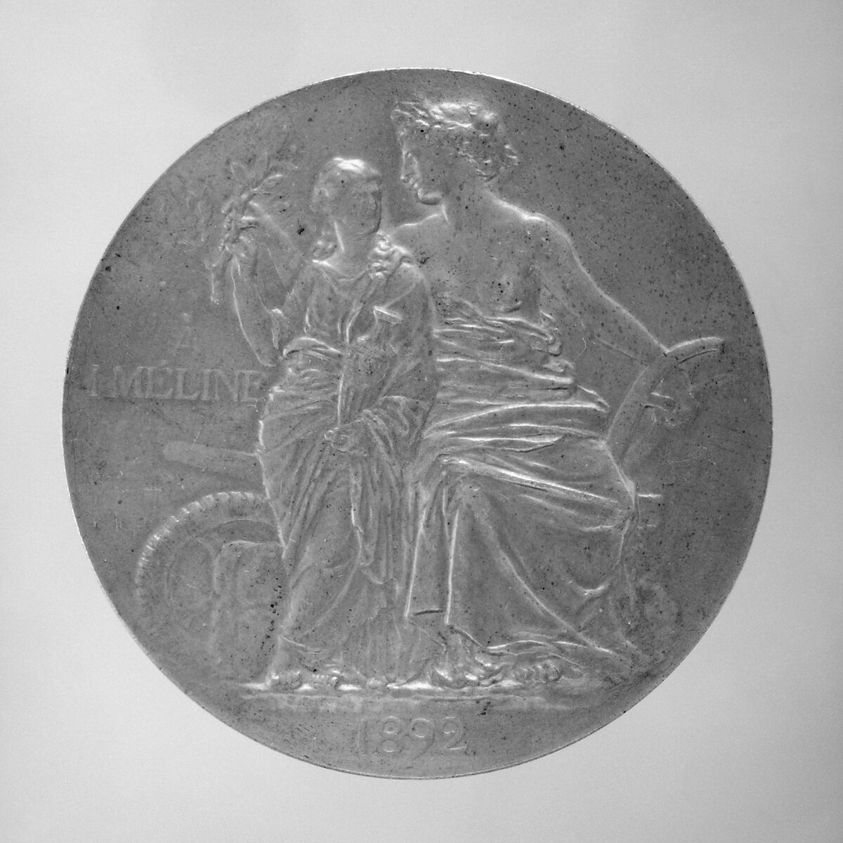 Jules Méline, Medalist: François-Joseph-Hubert Ponscarme (French, Belmont-les-Monthureaux, Vosges 1827–1903 Malakoff, Hauts-de-Seine), Bronze, French