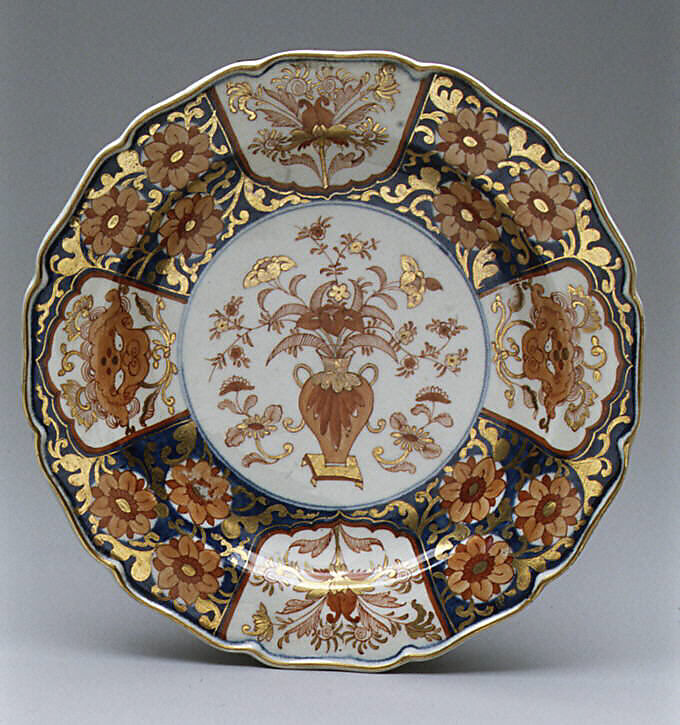 Plate, Worcester factory (British, 1751–2008), Soft-paste porcelain, British, Worcester 