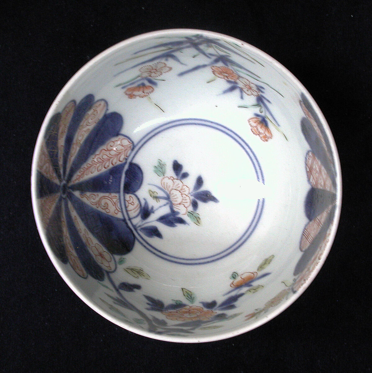 Bowl, Hard-paste porcelain, Japanese, for European market