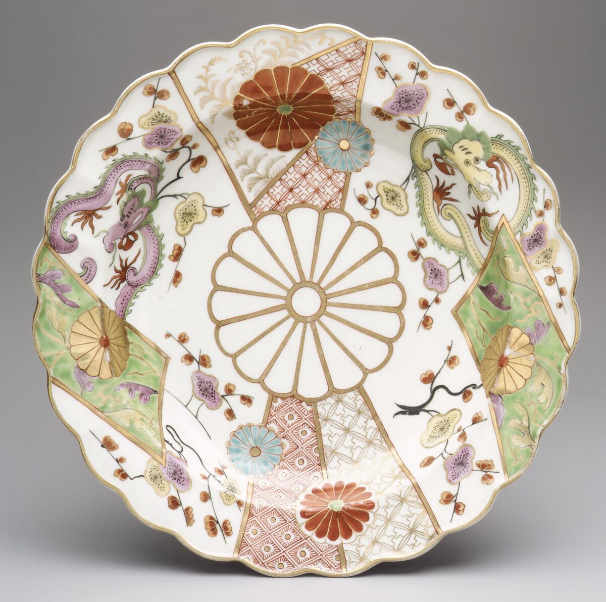 Plate, Worcester factory (British, 1751–2008), Soft-paste porcelain, British, Worcester 