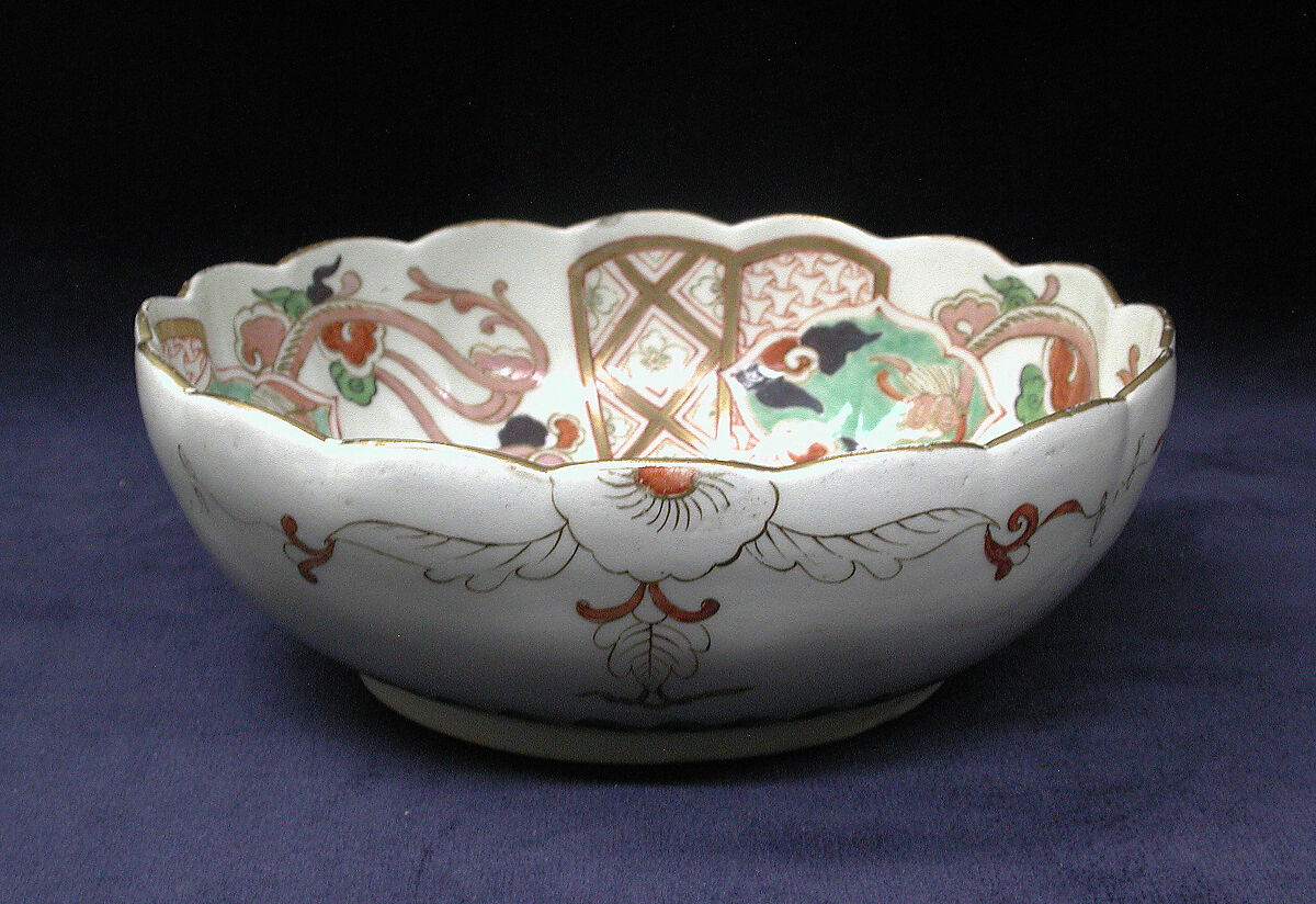 Bowl, Worcester factory (British, 1751–2008), Soft-paste porcelain, British, Worcester 