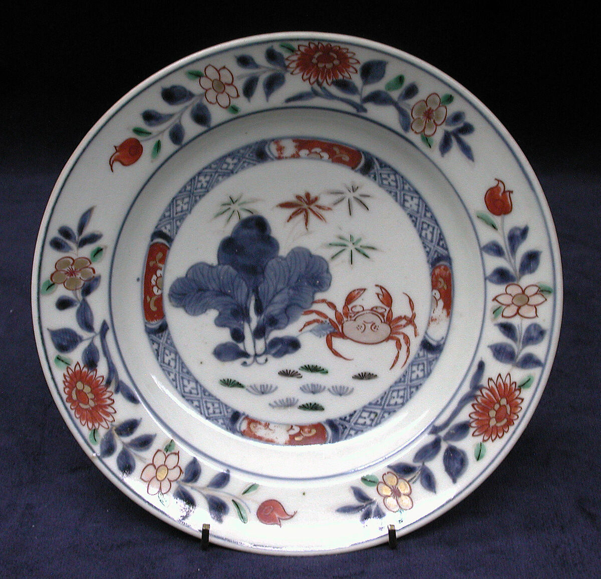Soup plate, Hard-paste porcelain, Japanese, for European market 