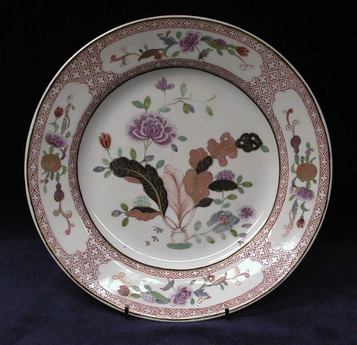 Plate, Imperial Porcelain Manufactory  (Vienna, 1744–1864), Hard-paste porcelain, Austrian, Vienna 