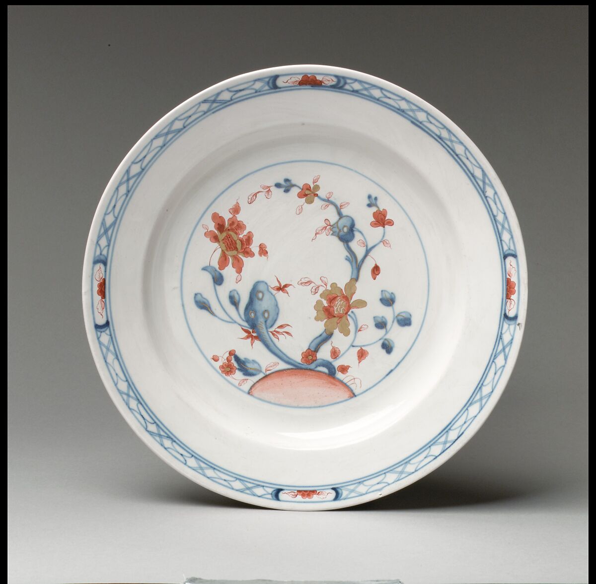 Plate, Tin-glazed earthenware, Swiss, Zurich 