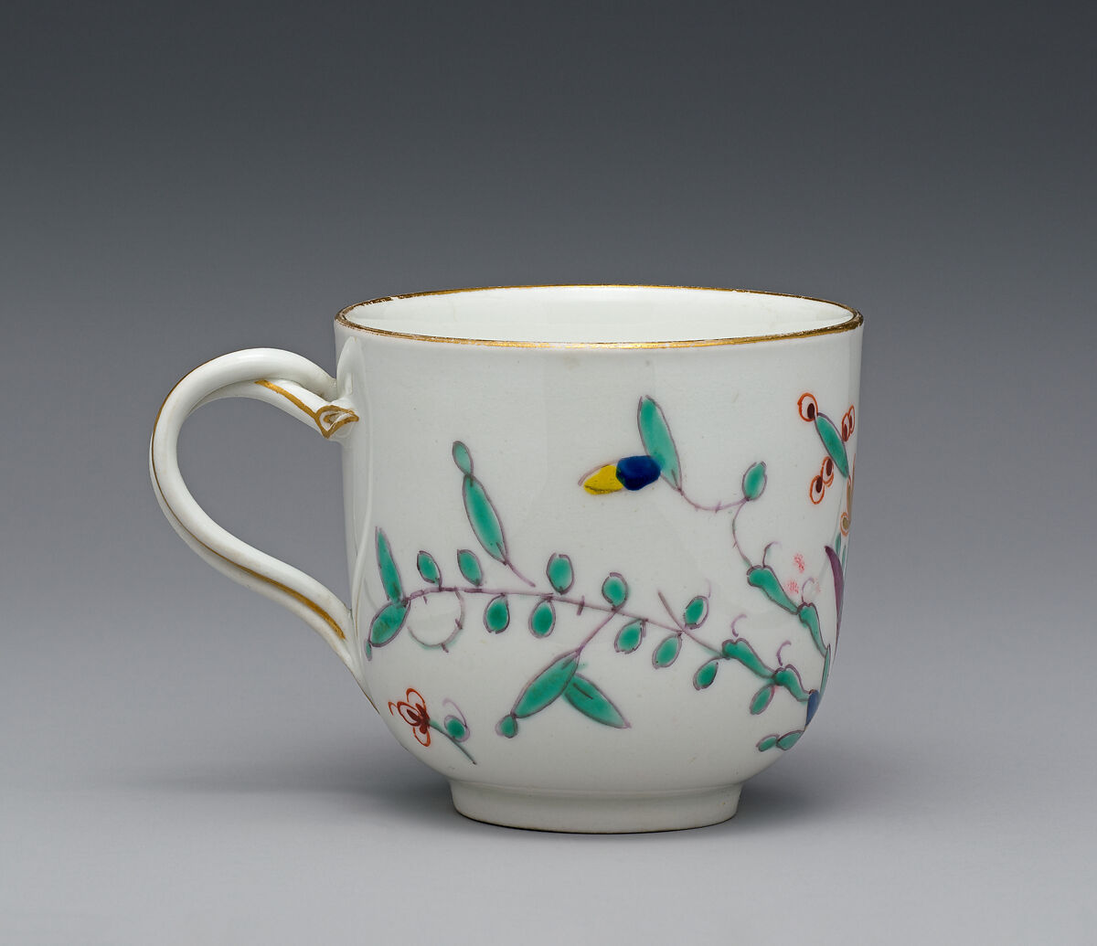 Cup and saucer, Imperial Porcelain Manufactory  (Vienna, 1744–1864), Hard-paste porcelain, Austrian, Vienna