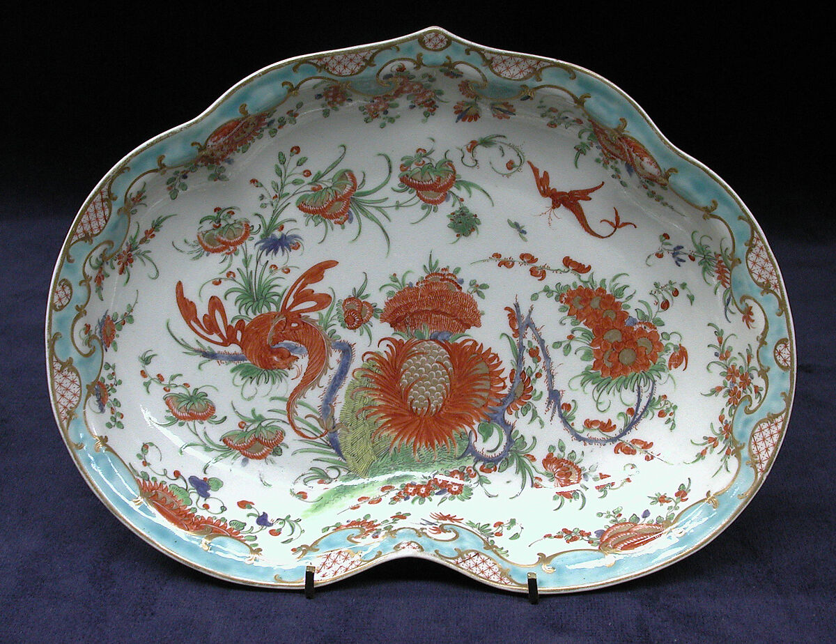 Dish, Chelsea Porcelain Manufactory (British, 1744–1784), Soft-paste porcelain, British, Chelsea 