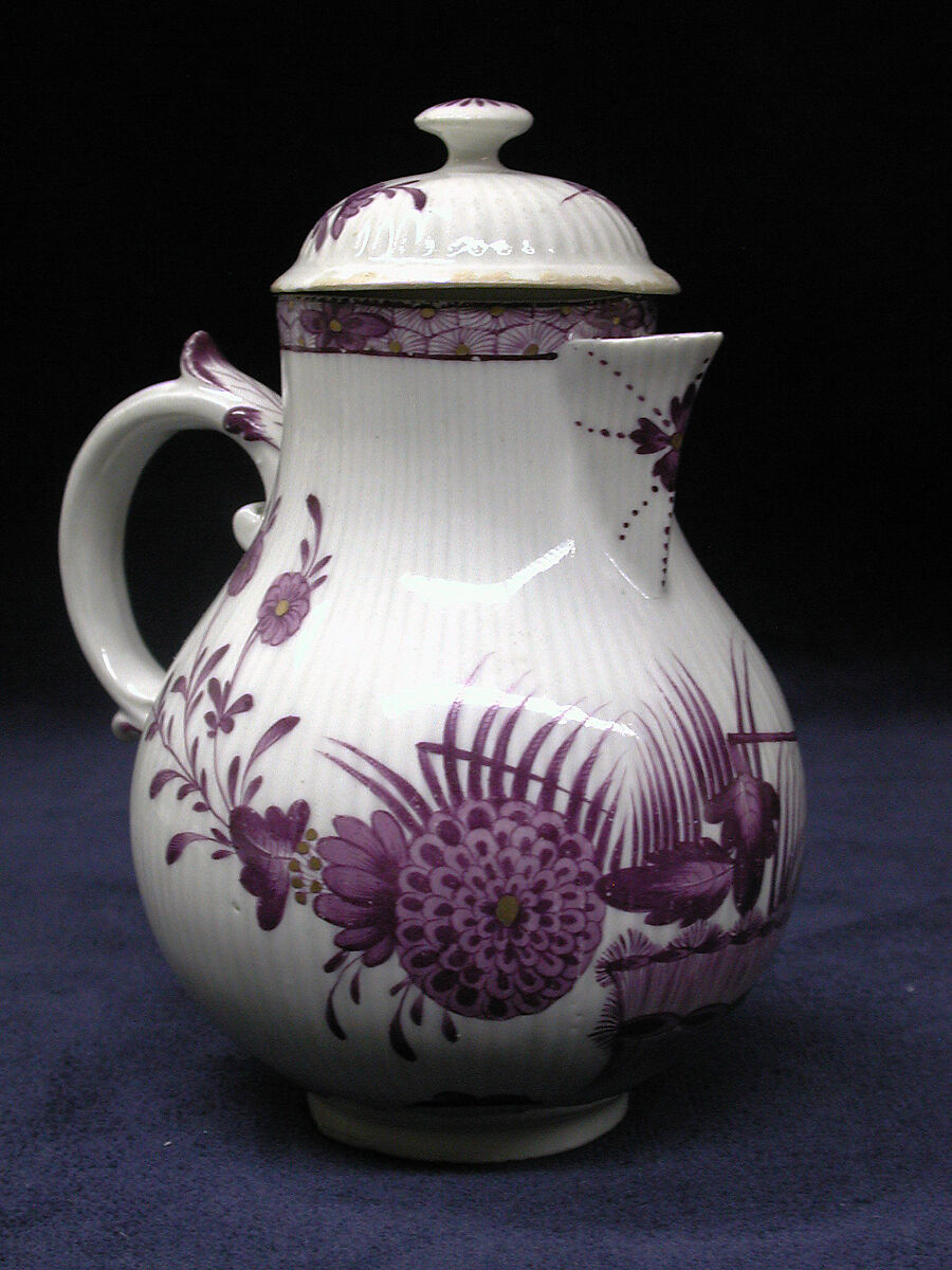 Milk jug with cover, Zurich Pottery and Porcelain Factory (Swiss, founded 1763), Hard-paste porcelain, Swiss, Zurich
