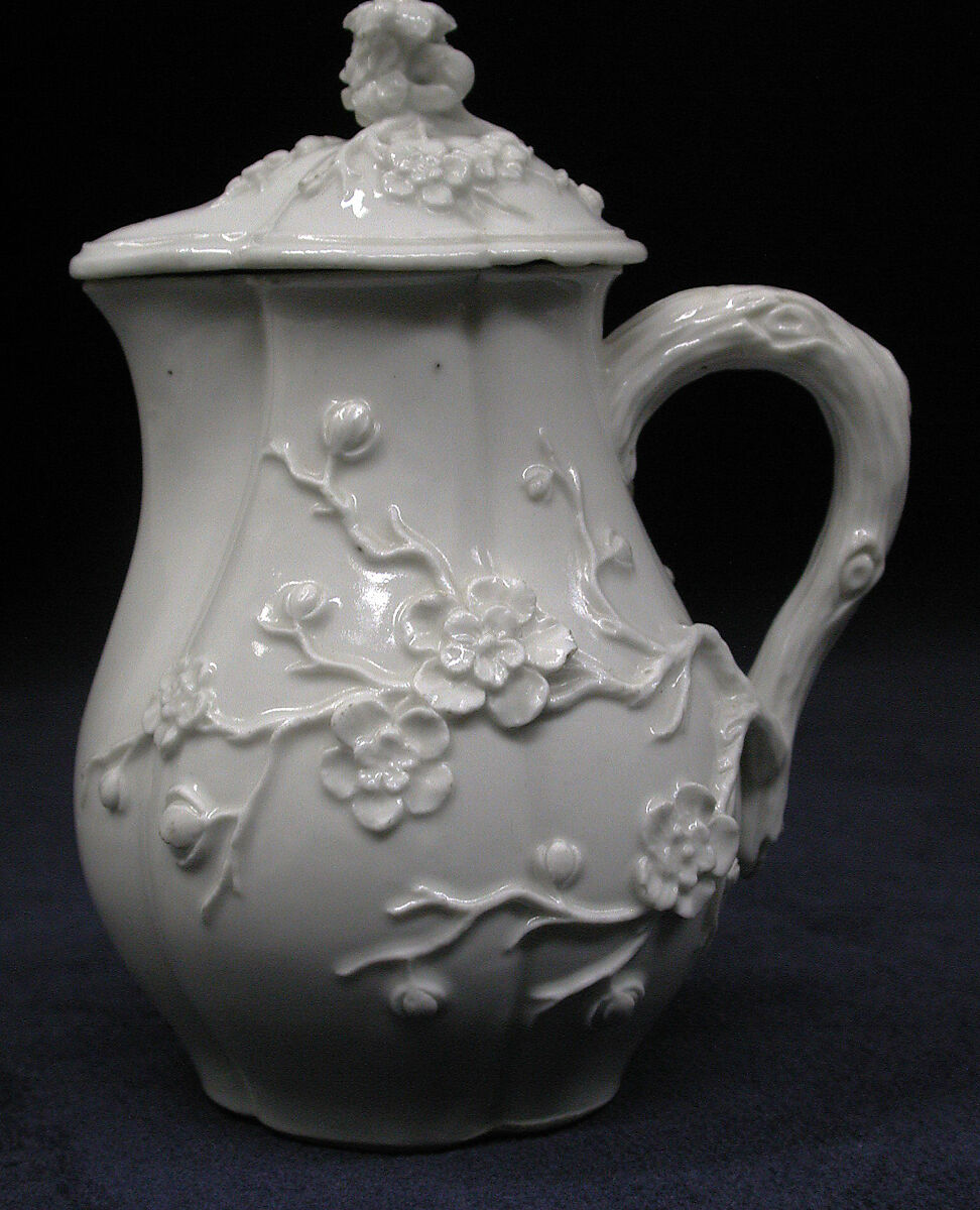 Milk jug with cover, Sèvres Manufactory (French, 1740–present), Hard-paste porcelain, French, Sèvres 