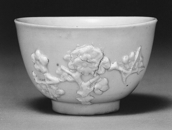 Teabowl, Doccia Porcelain Manufactory (Italian, 1737–1896), Hard-paste porcelain, Italian, Florence 