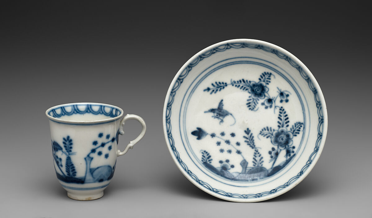 Cup and saucer, Imperial Porcelain Manufactory  (Vienna, 1744–1864), Hard-paste porcelain, Austrian, Vienna