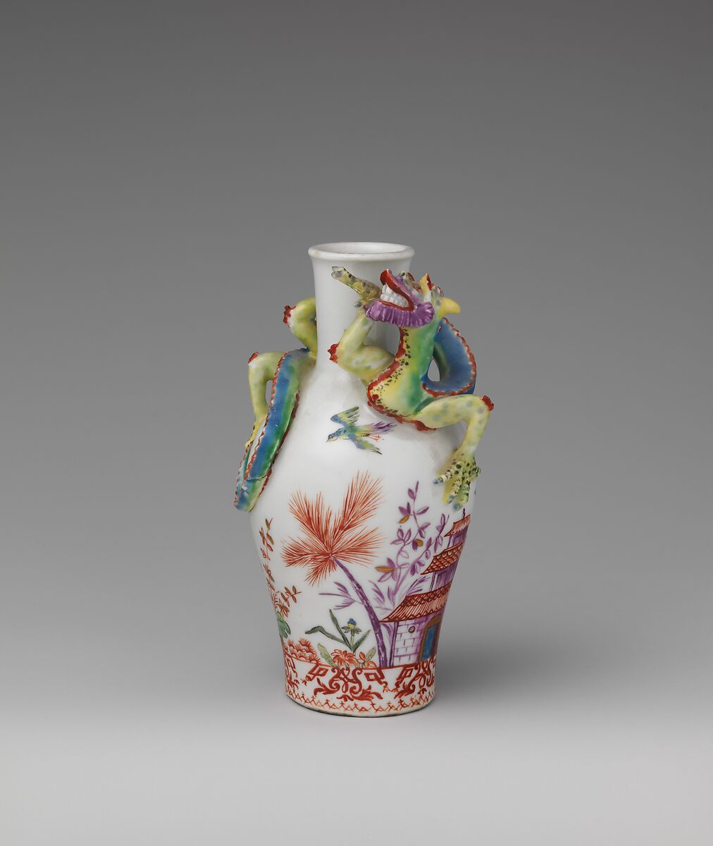 Vase (one of a pair), Vienna, Hard-paste porcelain, Austrian, Vienna 