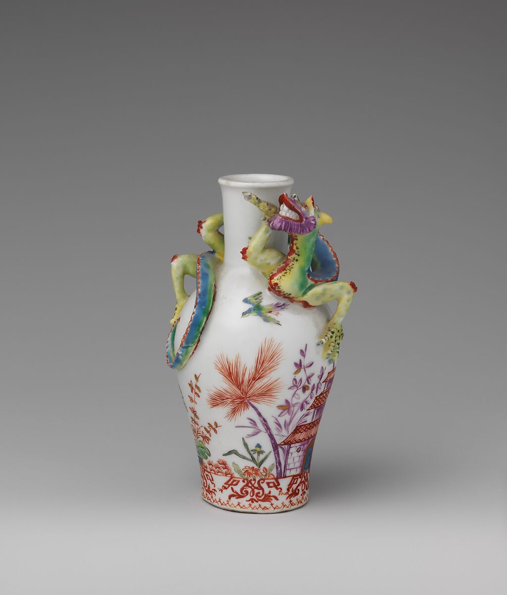 Vase (one of a pair), Vienna, Hard-paste porcelain, Austrian, Vienna