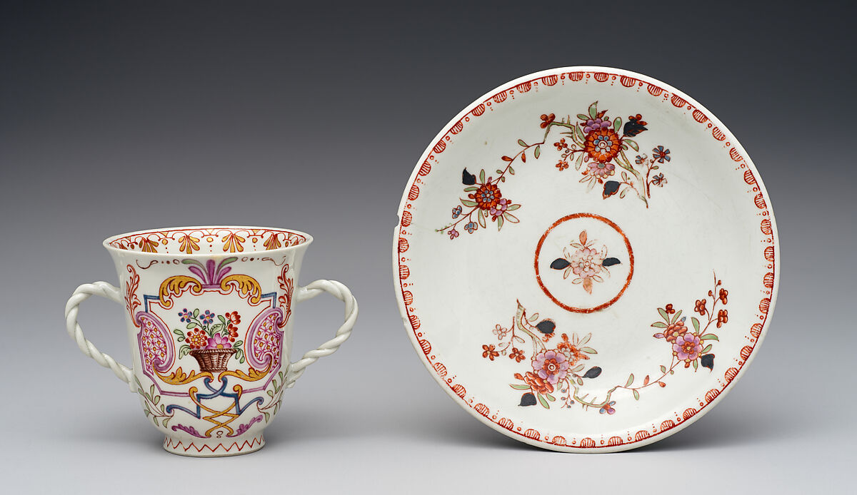 Saucer, Vienna, Hard-paste porcelain, Austrian, Vienna