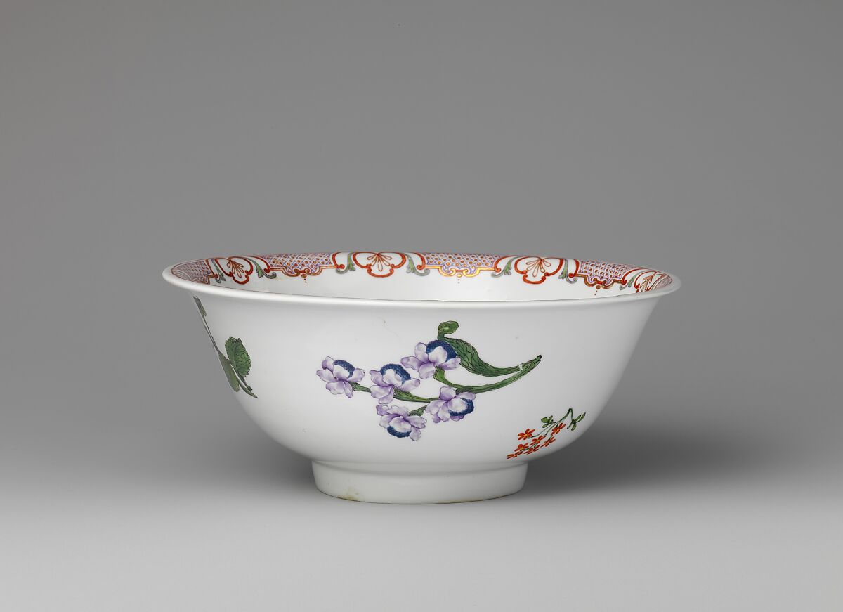 Slop bowl, Vienna, Hard-paste porcelain, Austrian, Vienna 