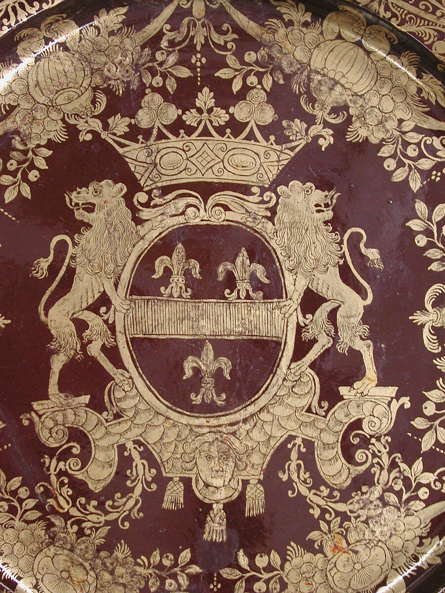 Plate, Earthenware, German, Bayreuth