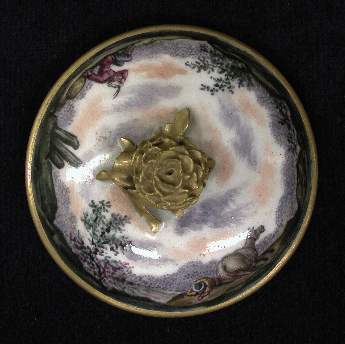 Teapot (part of a set), Capodimonte Porcelain Manufactory (Italian, 1740/43–1759), Soft-paste porcelain, Italian, Naples