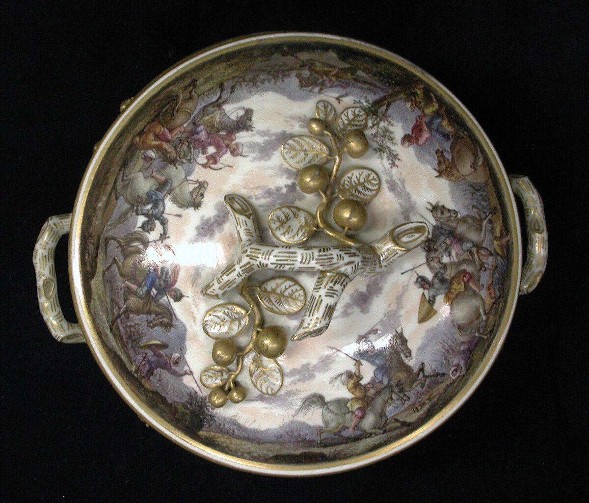 Bowl (part of a service), Capodimonte Porcelain Manufactory (Italian, 1740/43–1759), Soft-paste porcelain, Italian, Naples