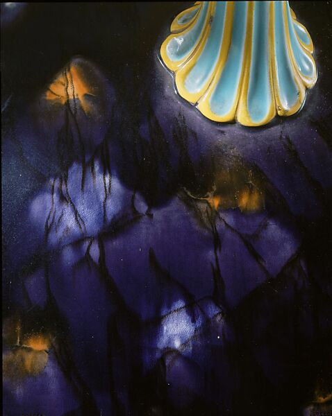 Vase (one of a pair), Possibly designed by Albert-Ernest Carrier-Belleuse (French, Anizy-le-Château 1824–1887 Sèvres), Lead- and tin-glazed earthenware, British, Etruria, Staffordshire