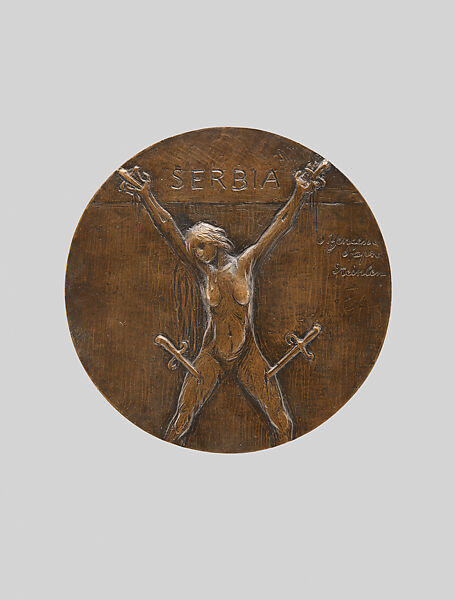 Serbia, Medalist: Ovide Yencesse (French, Dijon 1869–1947 Paris), Bronze, French 