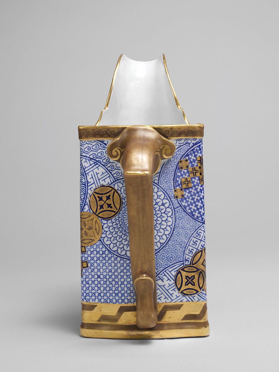 Pitcher, Worcester factory (British, 1751–2008), Bone china, British, Worcester