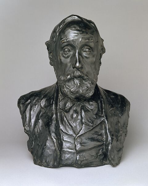 Edgar Degas at the age of 72, Paul Paulin (French, Chamalières 1852–1937 Paris), Bronze, French 