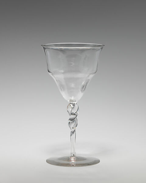 Wineglass (one of three), Attributed to Philip Webb (British, Oxford 1831–1915 West Sussex), Glass, British, London 