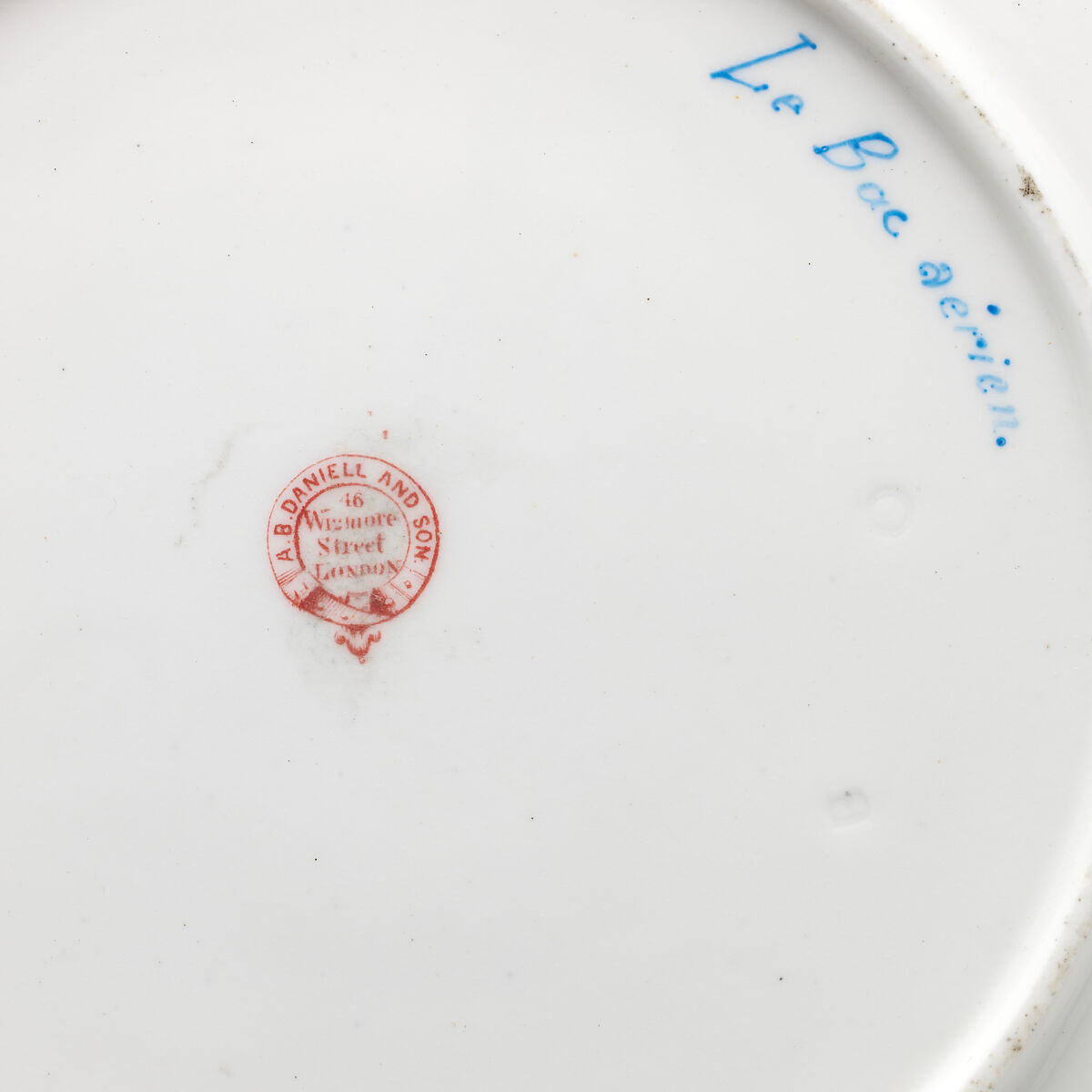 Le Bac Aerien, Worcester factory (British, 1751–2008), Bone china, British, Worcester