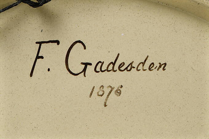 Charger, F. Gadesden, Earthenware, British