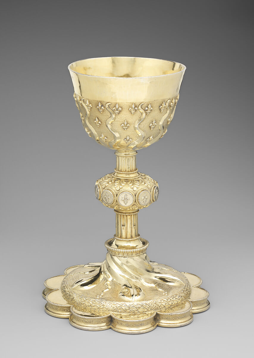 Chalice à soleil, Gilded silver, French, Paris