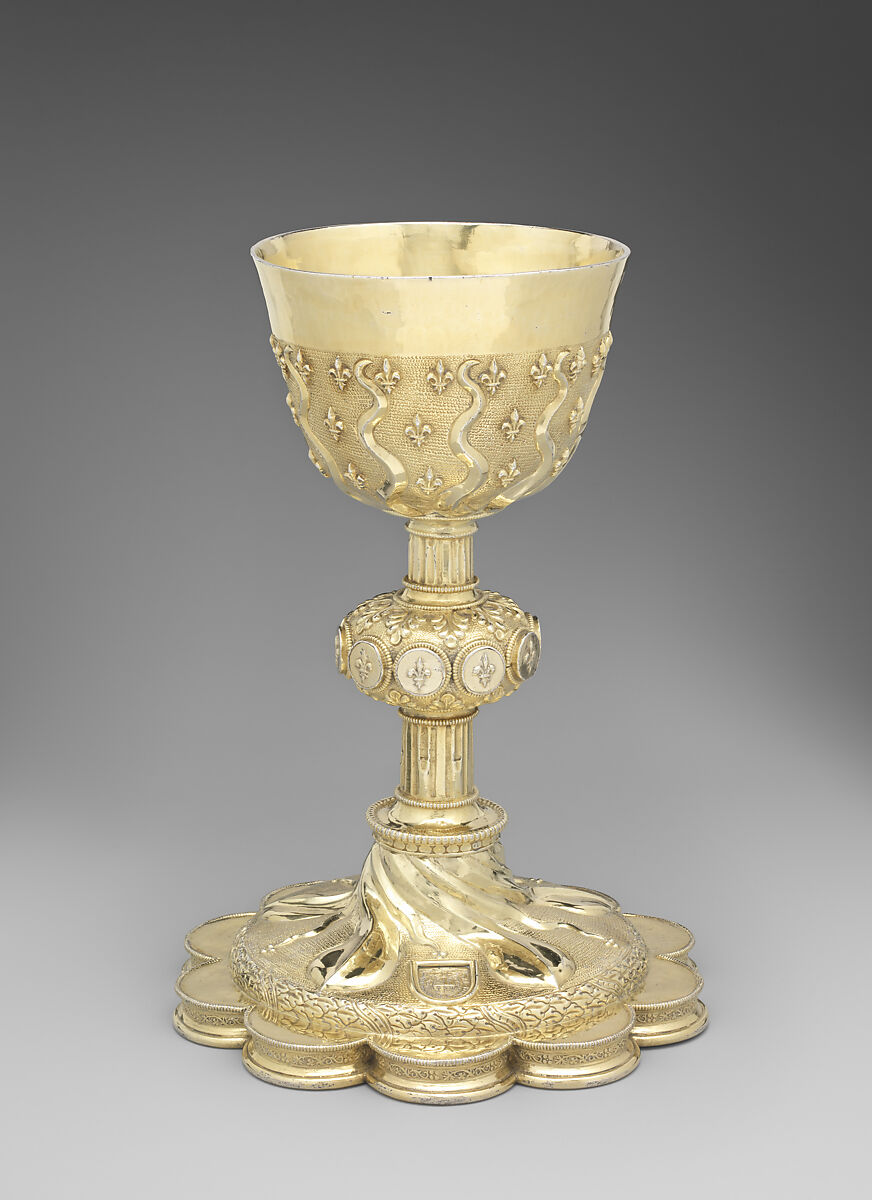 Chalice à soleil, Gilded silver, French, Paris