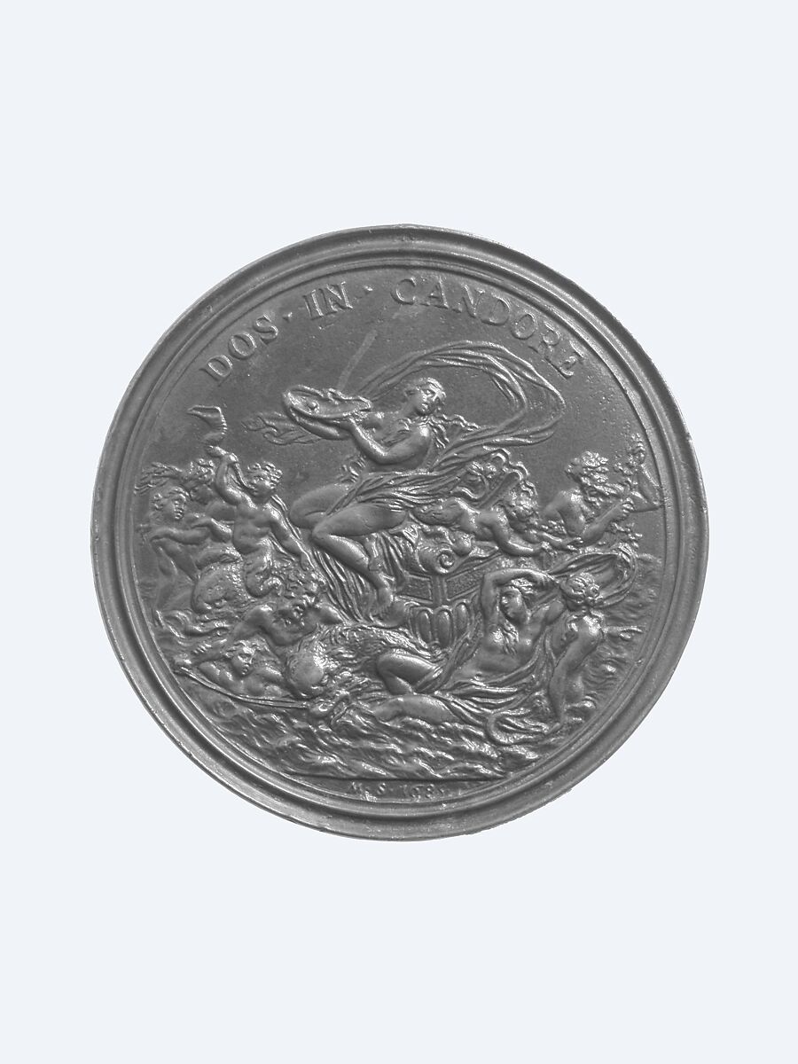 Vittoria della Rovere, Grand Duchess of Tuscany (1622-94), Medalist: Massimiliano Soldani (Italian, Montevarchi 1656–1740 Montevarchi), Bronze, dark brown patina, Italian, Florence