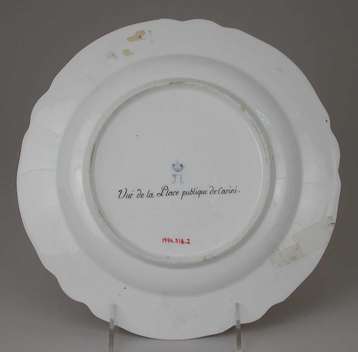 Plate, Imperial Porcelain Manufactory, St. Petersburg (Russian, 1744–present), Hard-paste porcelain, Russian, St. Petersburg