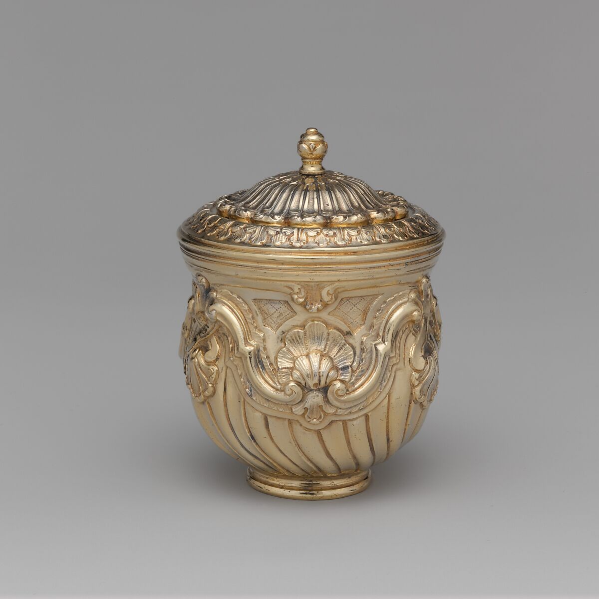 Inkstand, Design attributed to Francesco Ladatte (Italian, Turin 1706–1787 Turin), Silver gilt, Italian, Turin