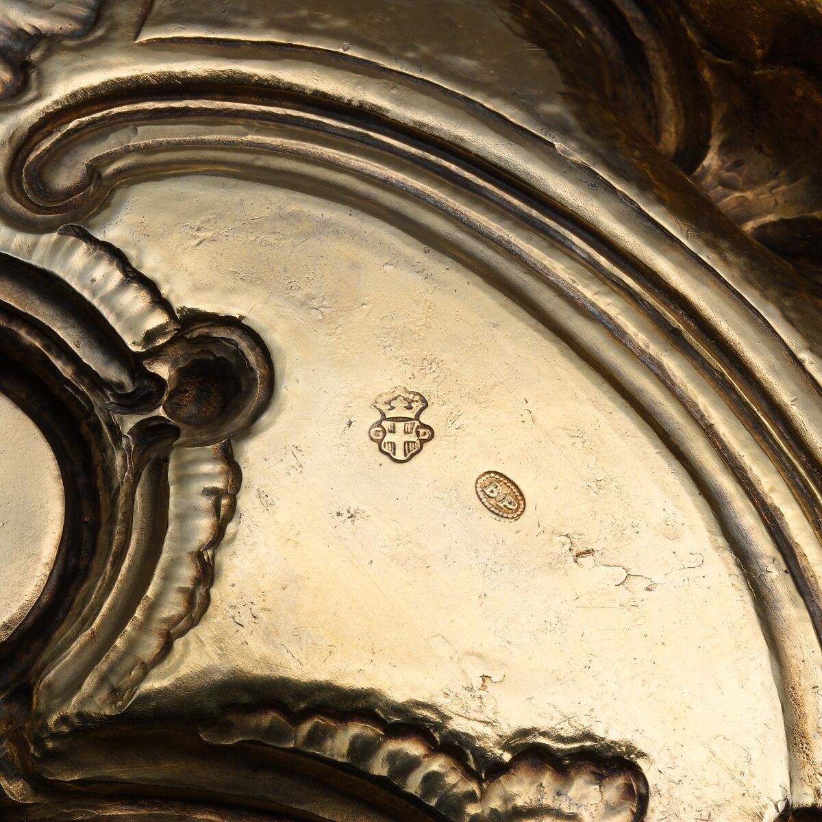 Inkstand, Design attributed to Francesco Ladatte (Italian, Turin 1706–1787 Turin), Silver gilt, Italian, Turin