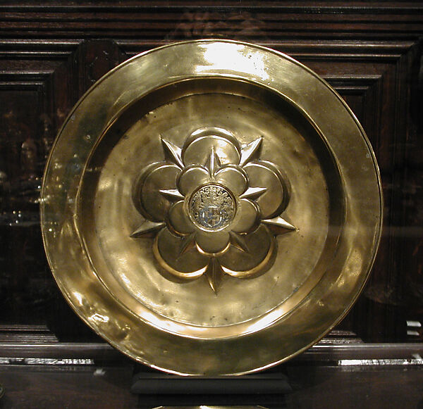 Basin, Brass, enamel, British 