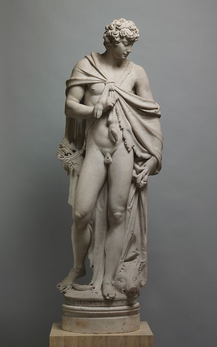 Meleager, Antonio Gai (Italian, Venice 1686–1769 Venice), Marble, Italian, Venice 