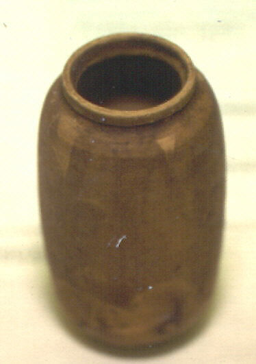 Terracotta vase with no handles, Terracotta, Italian, Naples 