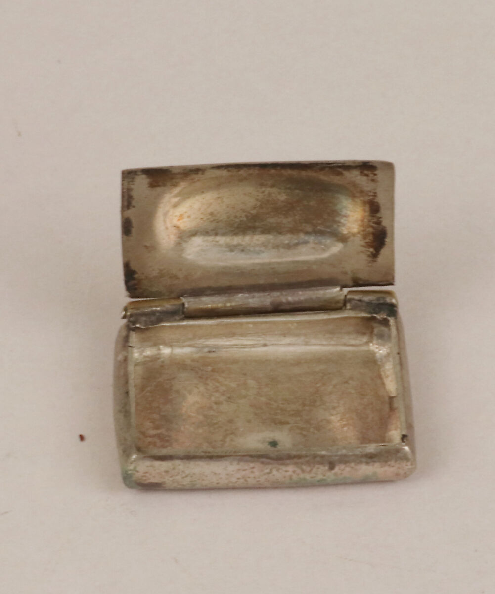 Silver snuffbox, Silver, Italian, Naples