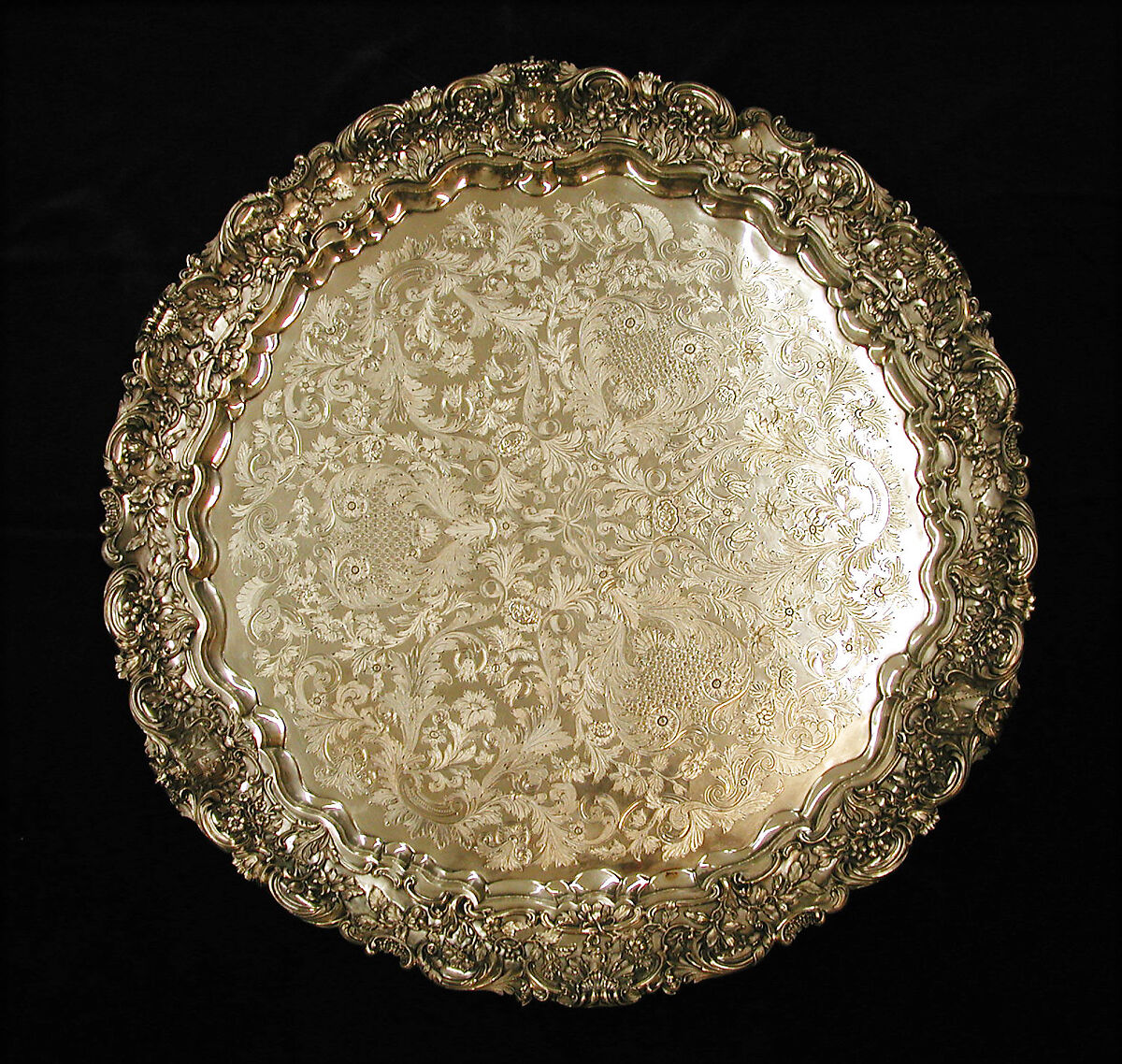 Salver, Silver, British, London 