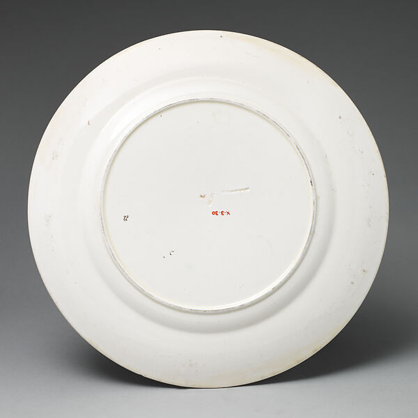 Plate, Josiah Wedgwood and Sons (British, Etruria, Staffordshire, 1759–present), Creamware, British, Staffordshire