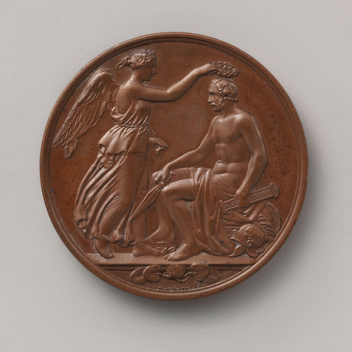The Burmah Medal (1852–55), granted by the government of India, and now generally known as the Indian Medal, Medalist (obverse): William Wyon (British, Birmingham 1795–1851 Brighton), Bronze, British