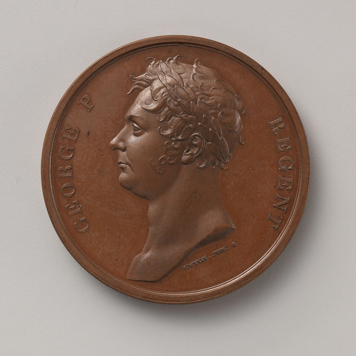 The Waterloo Medal, Medalist: Thomas Wyon the Younger (British, 1791–1817), Bronze, British 