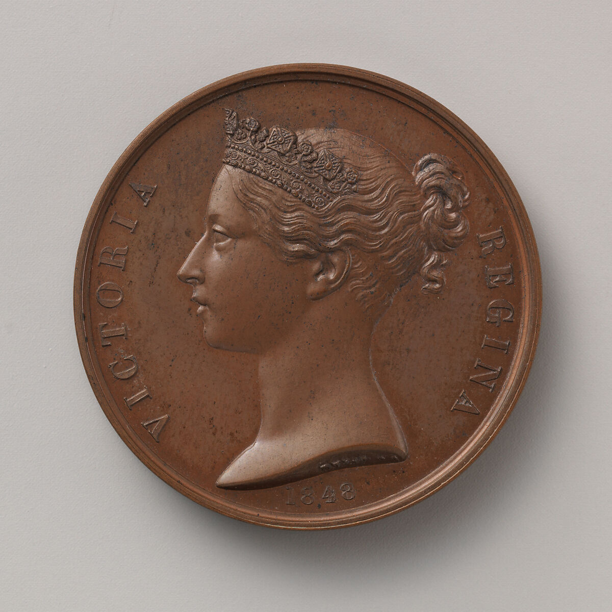 Naval General Service Medal, Medalist: William Wyon (British, Birmingham 1795–1851 Brighton), Bronze, British 