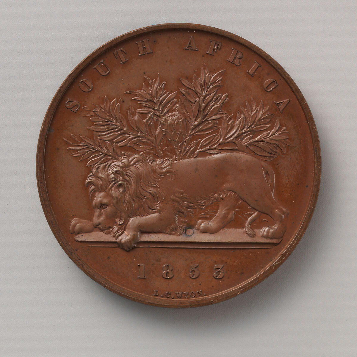 The Cape Medal, Medalist (obverse): William Wyon (British, Birmingham 1795–1851 Brighton), Bronze, British