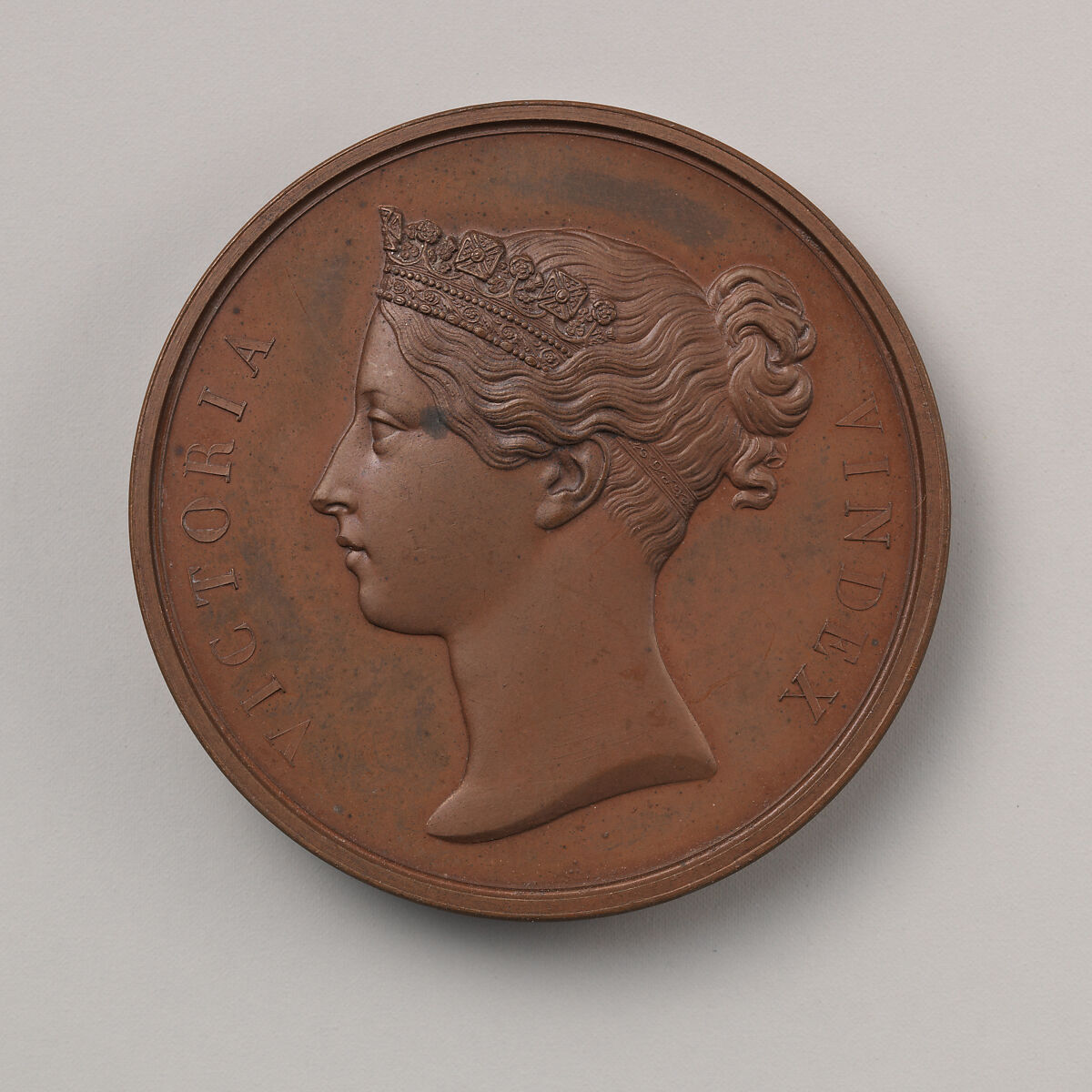 First Form of the Afghanistan Medal, 1842, Medalist: William Wyon (British, Birmingham 1795–1851 Brighton), Bronze, British 