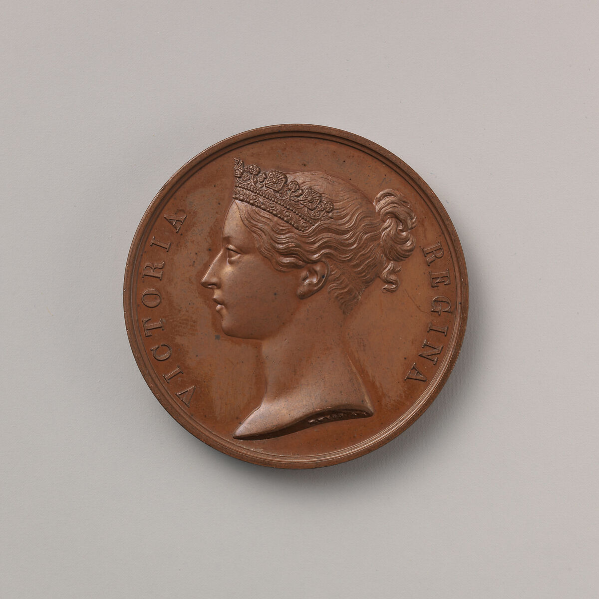 The Scinde Medal, Medalist: William Wyon (British, Birmingham 1795–1851 Brighton), Bronze, British 
