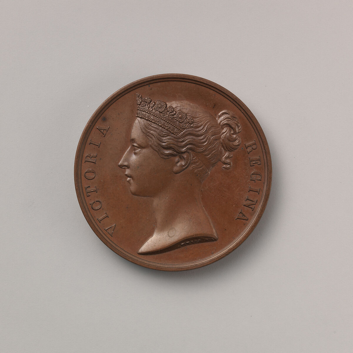 The Scinde Medal, Medalist: William Wyon (British, Birmingham 1795–1851 Brighton), Bronze, British 